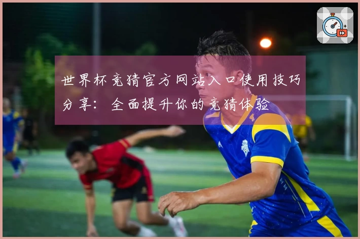 世界杯竞猜官方网站入口使用技巧分享：全面提升你的竞猜体验