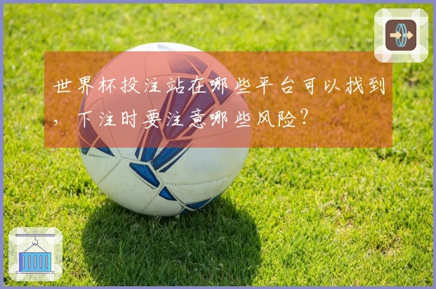 世界杯投注站在哪些平台可以找到，下注时要注意哪些风险？