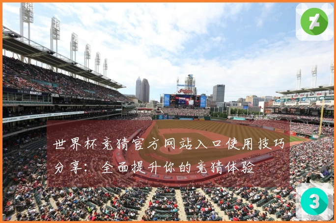 世界杯竞猜官方网站入口使用技巧分享：全面提升你的竞猜体验
