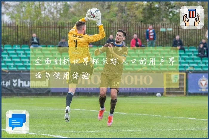 全面剖析世界杯买球入口的用户界面与使用体验